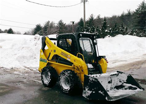 skid steer warming up|skid steer loader winter work.